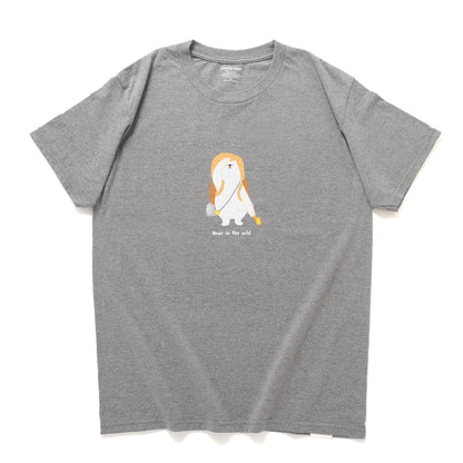 (ZT1951) Bear In The Wild Graphic Tee