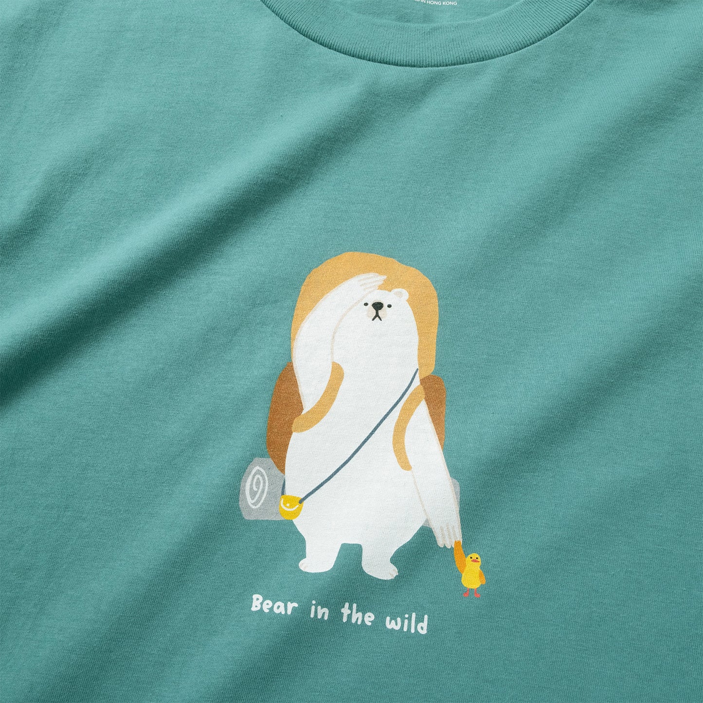 (ZT1951) Bear In The Wild Graphic Tee