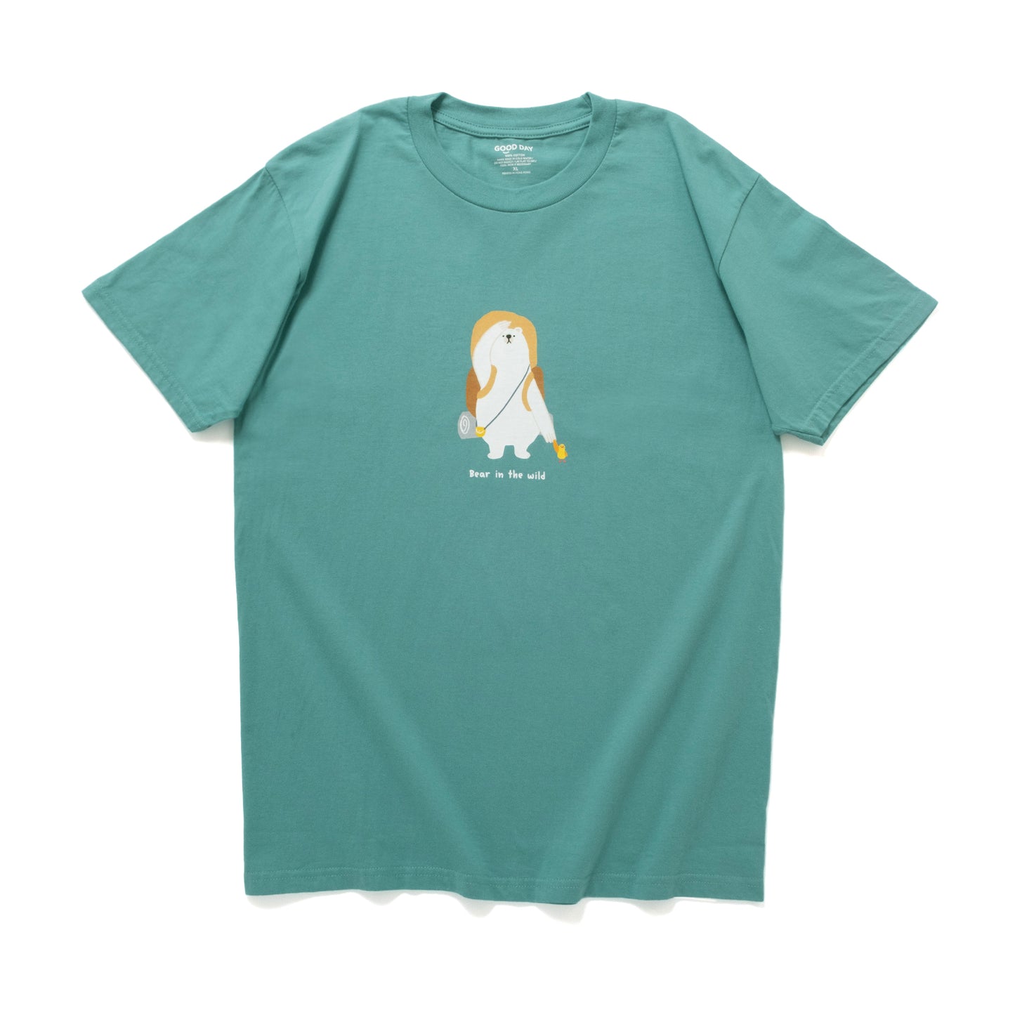 (ZT1951) Bear In The Wild Graphic Tee