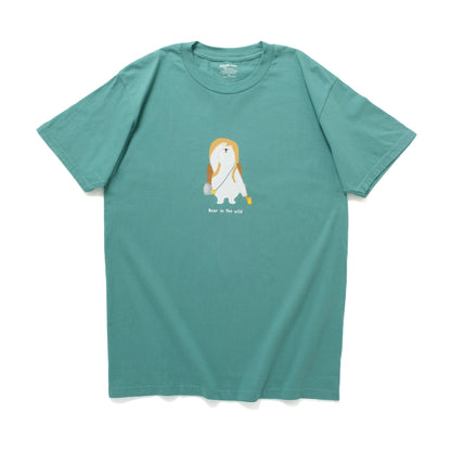 (ZT1951) Bear In The Wild Graphic Tee