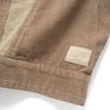 (JK415) Raw Edge Patchwork Jacket