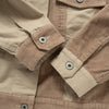 (JK415) Raw Edge Patchwork Jacket