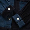 (JK415) Raw Edge Patchwork Jacket