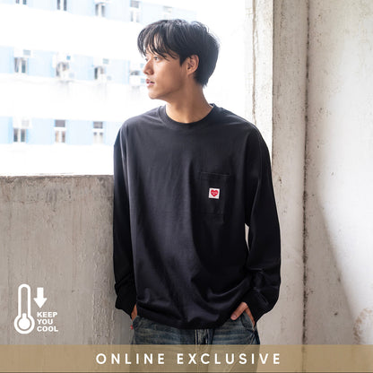 (TP1945) Anti Odor Drawstrings Long Sleeve Tee (Online Exclusive)