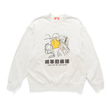 (EX637) Tired on Bus Graphic Sweater