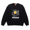 (EX637) Tired on Bus Graphic Sweater