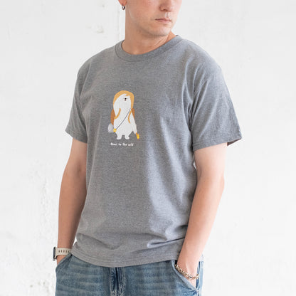(ZT1951) Bear In The Wild Graphic Tee