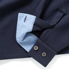 (TP1704) Cropped Long Sleeve Polo Shirt