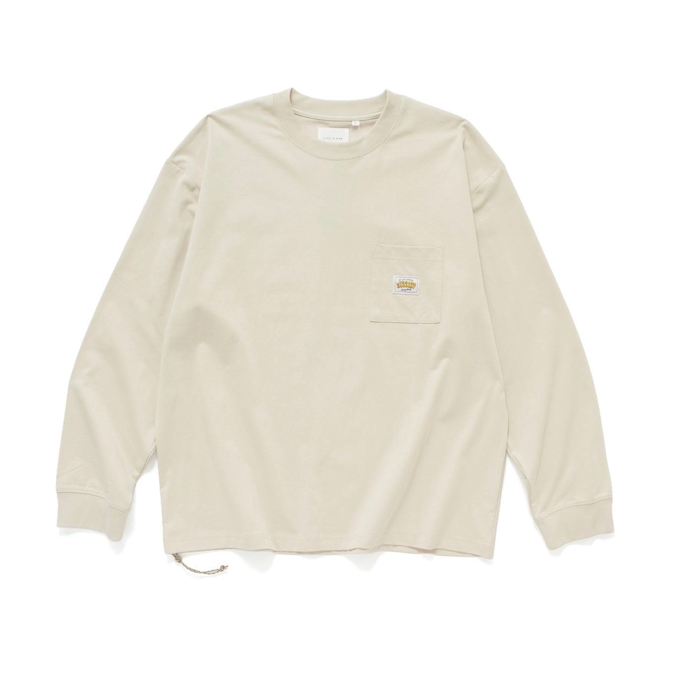 (YT1713) Anti Odor Drawstrings Long Sleeve Tee