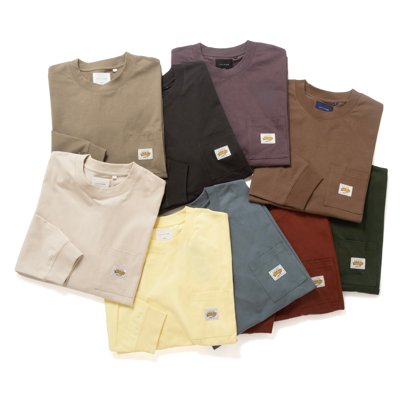 (YT1713) Anti Odor Drawstrings Long Sleeve Tee