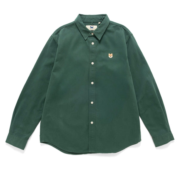 (ST483) Jersey Sleeve Patchwork Shirt