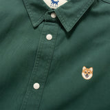 (ST483) Jersey Sleeve Patchwork Shirt