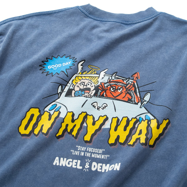 (ZT1777) On The Way Graphic Long Sleeve Tee