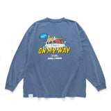 (ZT1777) On The Way Graphic Long Sleeve Tee
