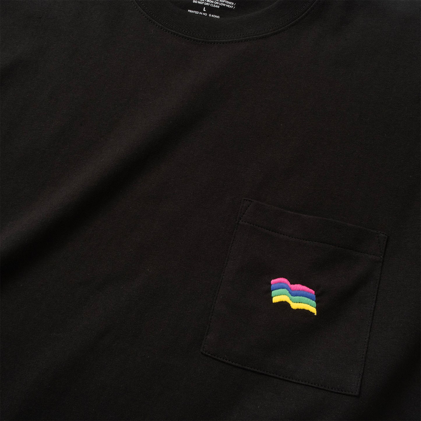(ZT1960) Flag Embroidery Pocket Tee (Online Exclusive)