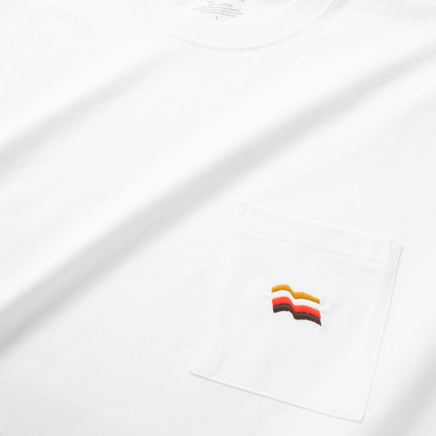 (ZT1960) Flag Embroidery Pocket Tee (Online Exclusive)