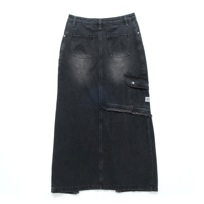 (DS026) Washed Split Dress