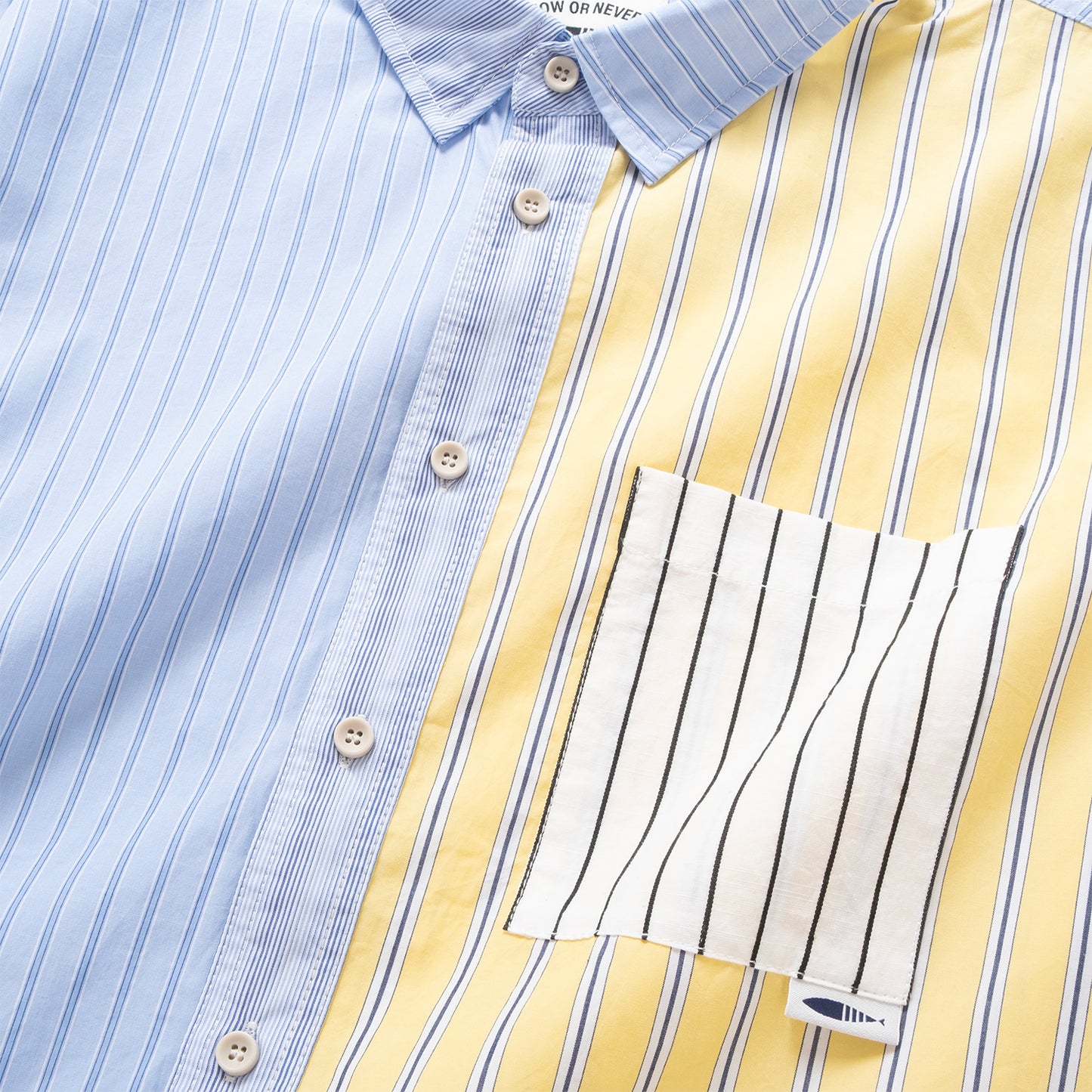 (ST477) Crazy Stripes Shirt