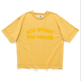 (TP1737) Flock Print Message Tee