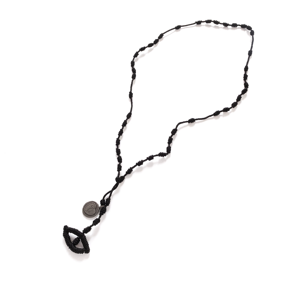 (AA576) Knot Cord Necklace (Eye)
