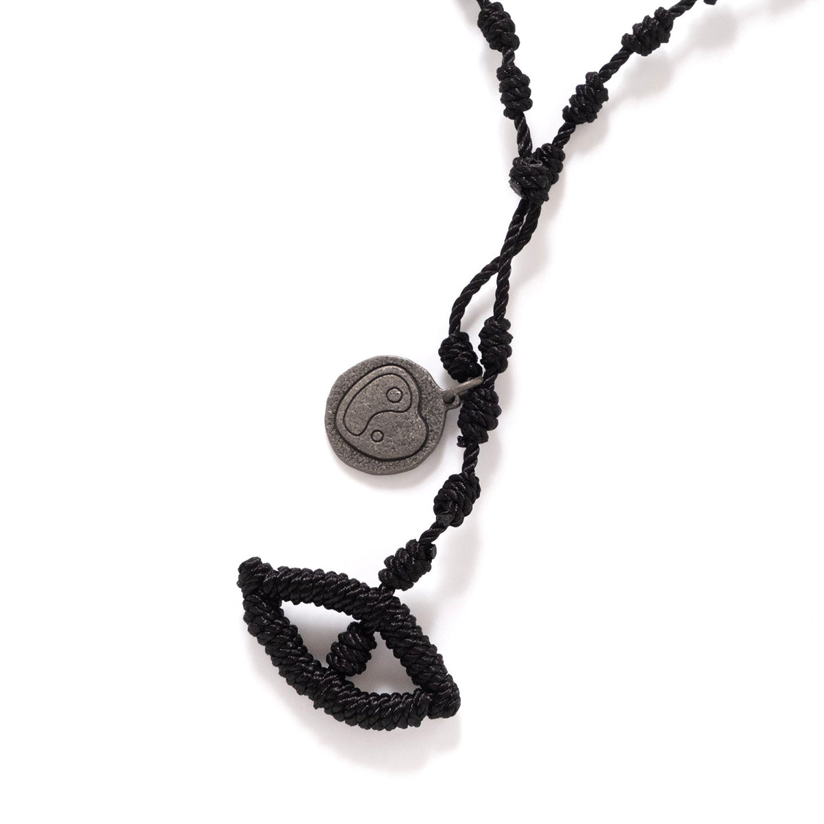 (AA576) Knot Cord Necklace (Eye)