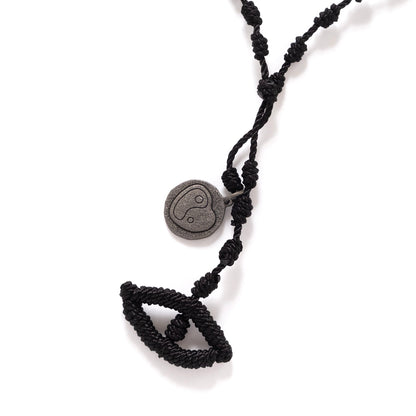 (AA576) Knot Cord Necklace (Eye)