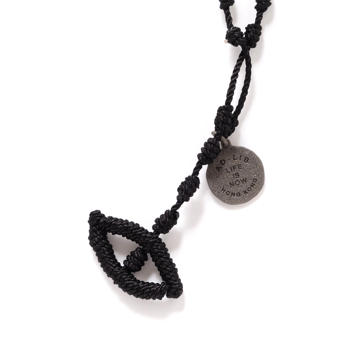 (AA576) Knot Cord Necklace (Eye)