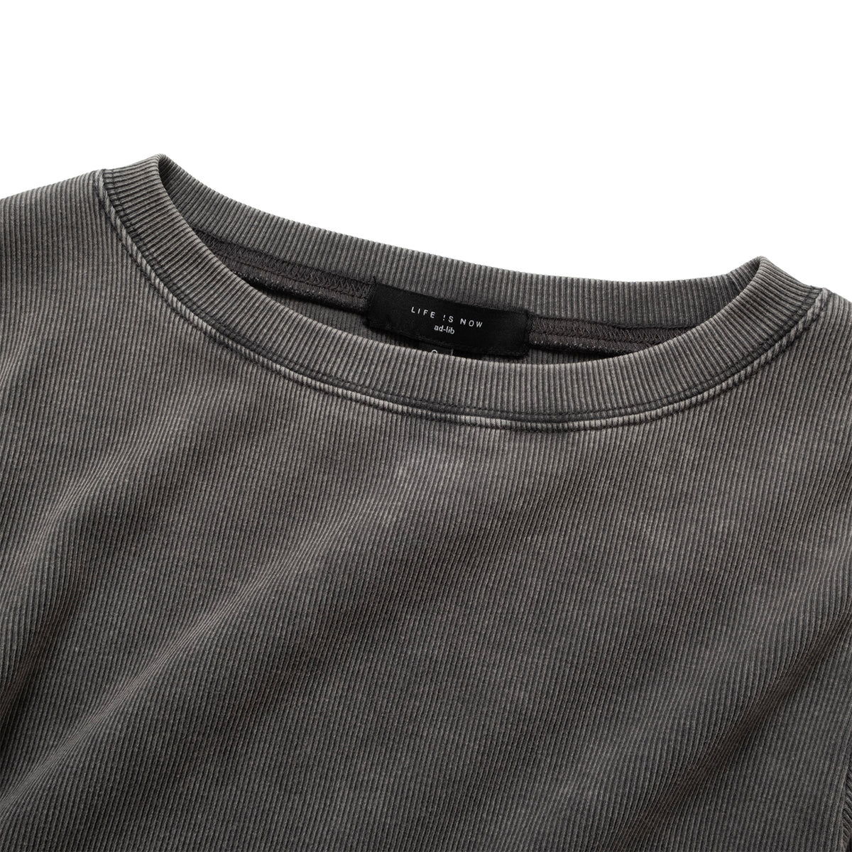 (TP1903) Washed Cropped Tee