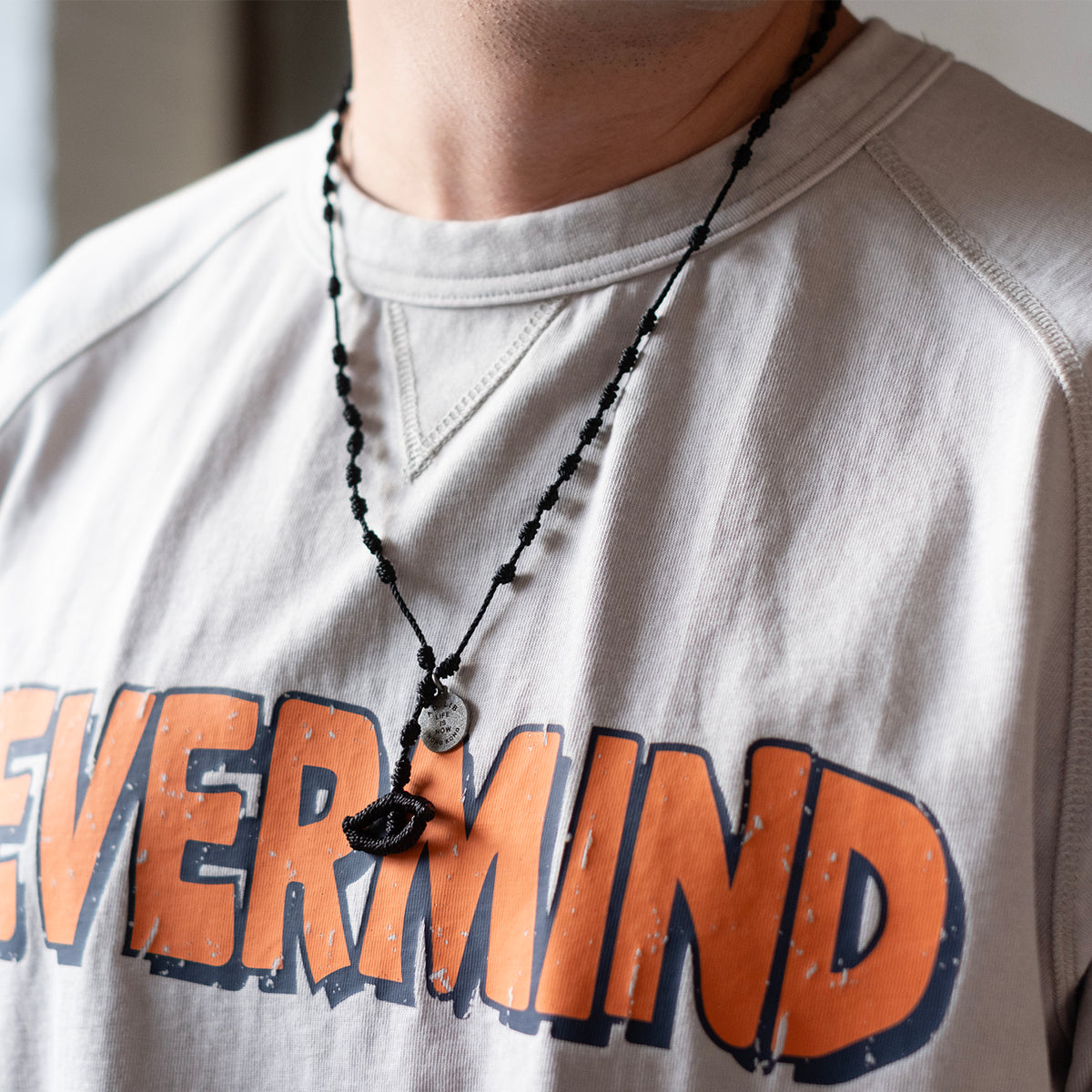 (AA576) Knot Cord Necklace (Eye)