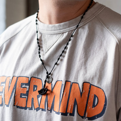 (AA576) Knot Cord Necklace (Eye)