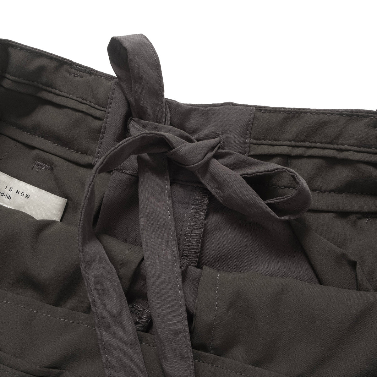 (PT449) Drawstring Straight Pants