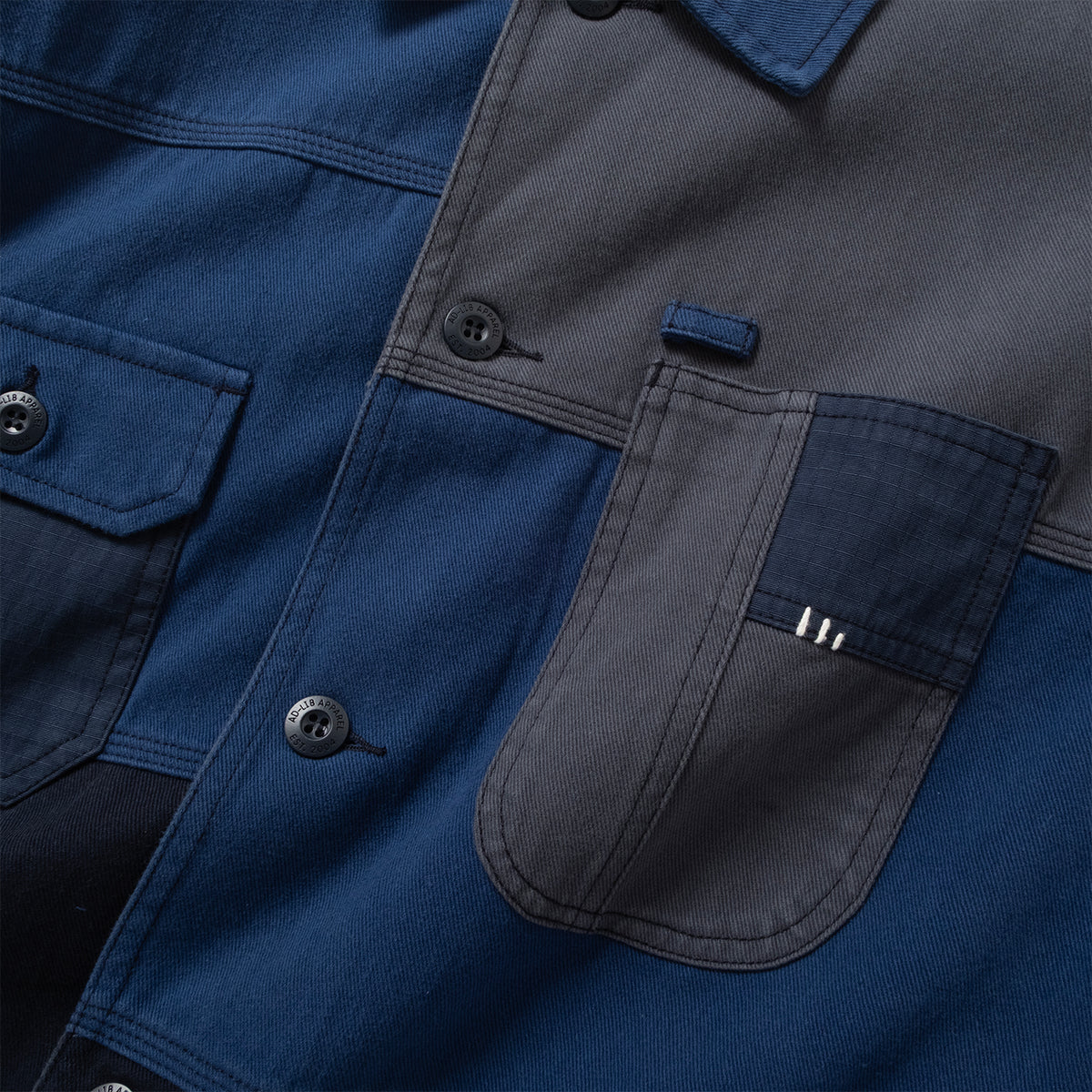 (JK448) Patchwork Jacket