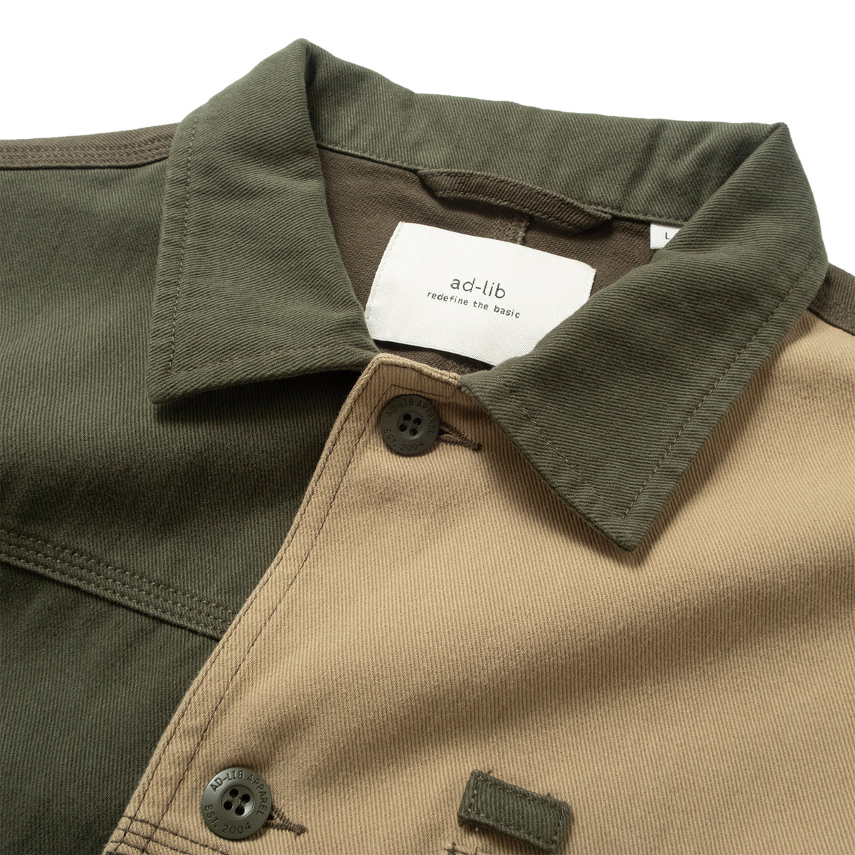 (JK448) Patchwork Jacket