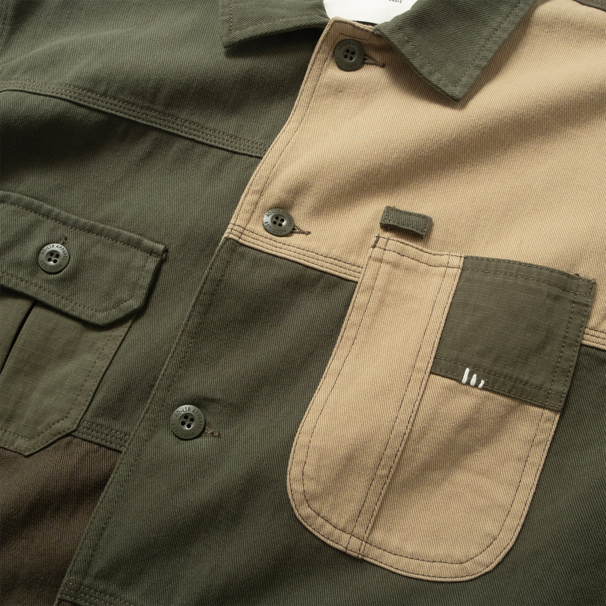 (JK448) Patchwork Jacket