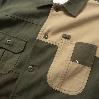 (JK448) Patchwork Jacket
