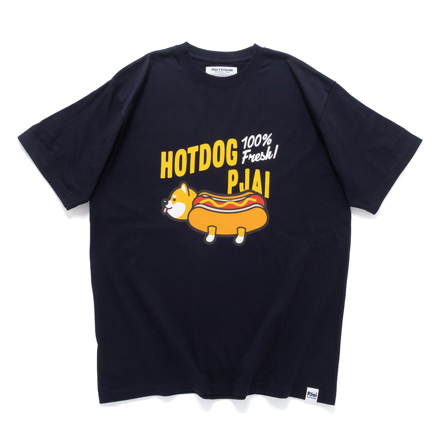 (ZT1781) 熱狗P仔圖案Tee