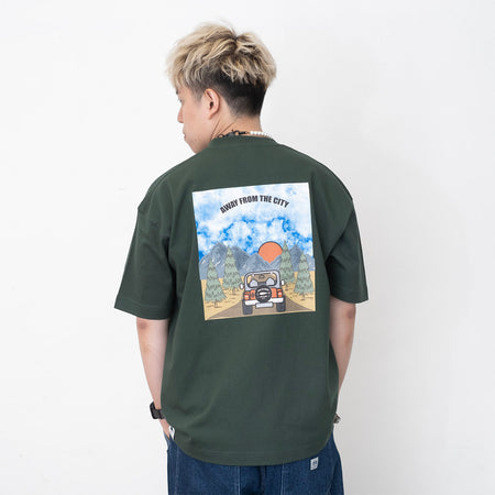 (EMT120) MYO Camp Car Embroidery Tee