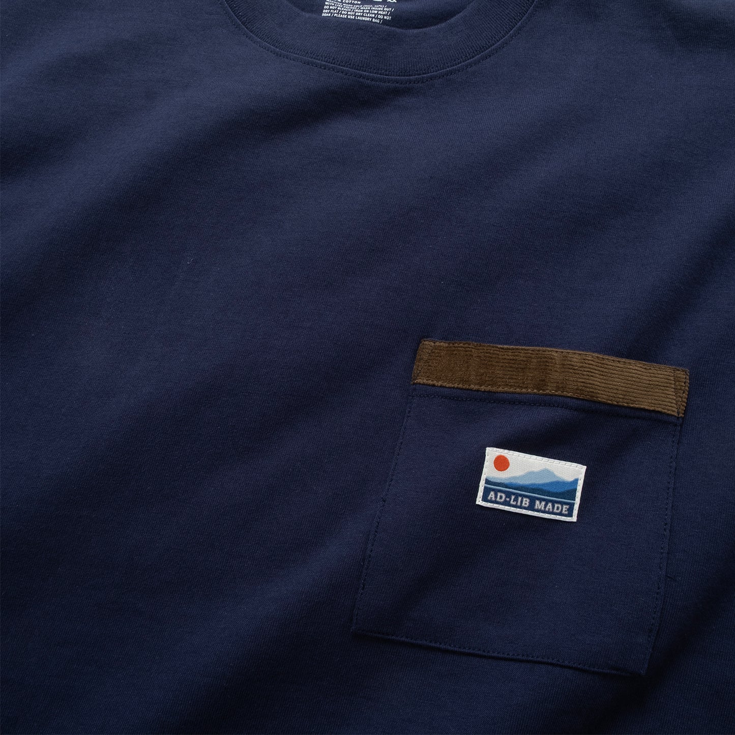 (ZT1770) Camping Tent Patchwork Pocket Tee