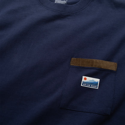 (ZT1770) Camping Tent Patchwork Pocket Tee