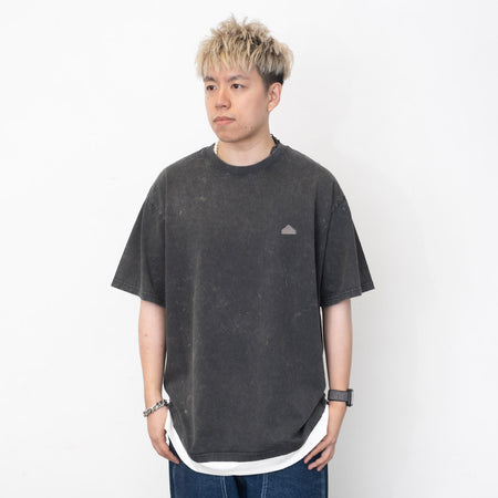 (YT936) Cropped Sleeve Tee