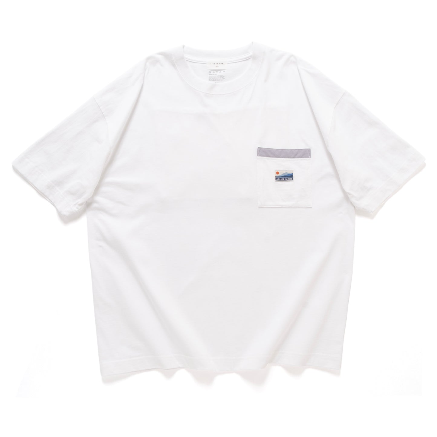 (ZT1770) Camping Tent Patchwork Pocket Tee