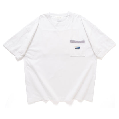 (ZT1770) Camping Tent Patchwork Pocket Tee
