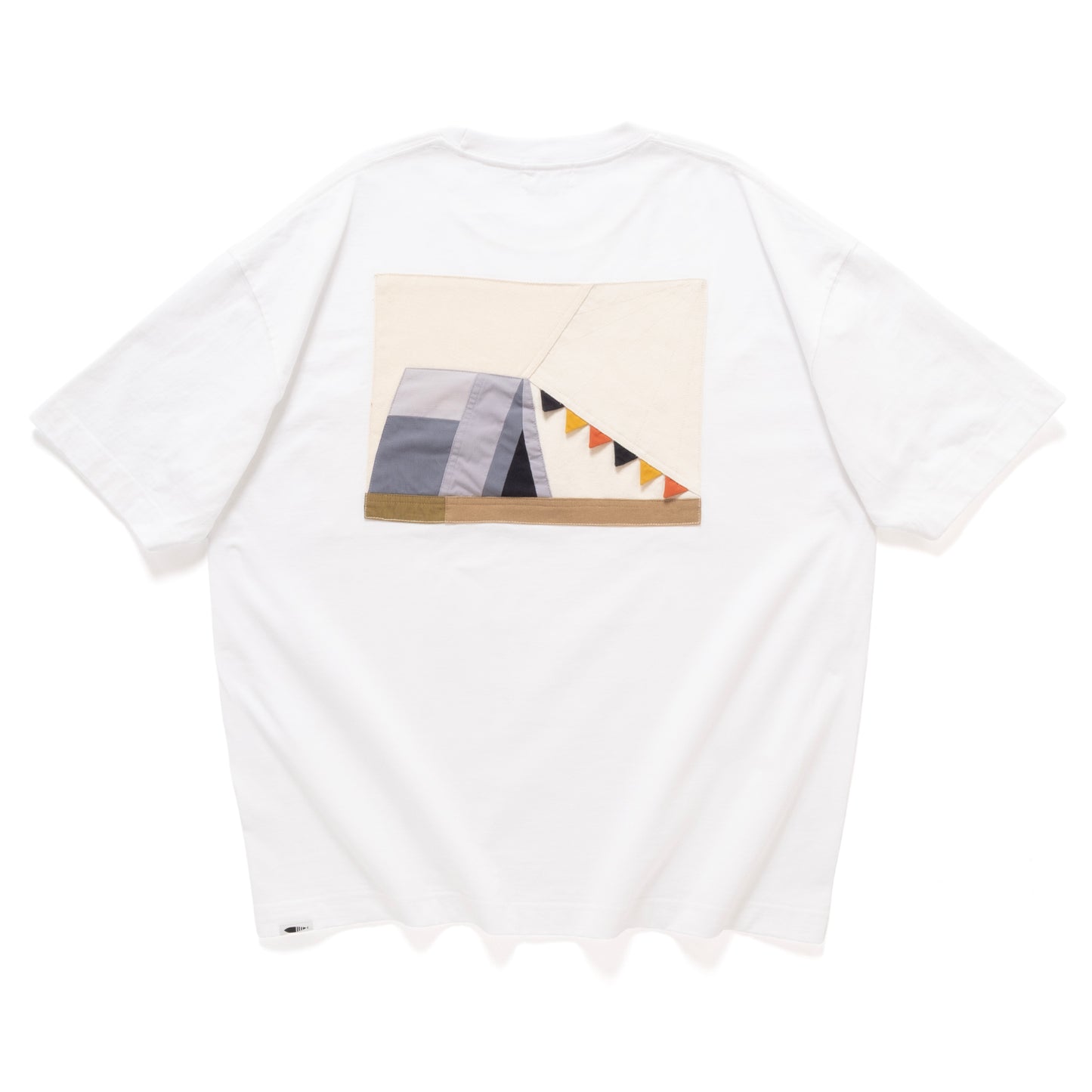 (ZT1770) Camping Tent Patchwork Pocket Tee