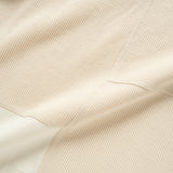 (TP1721) 窩夫格拼色滾邊Tee