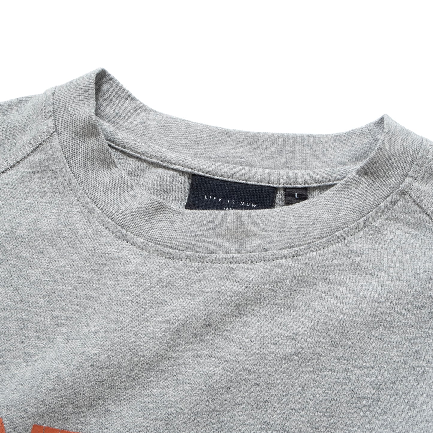 (TP1723) Washed Cropped Sleeve Tee