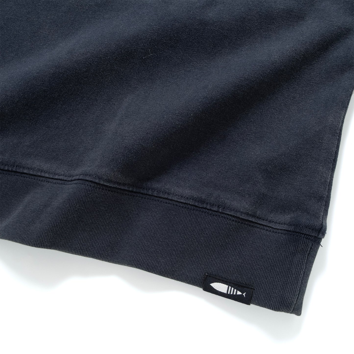 (TP1723) Washed Cropped Sleeve Tee