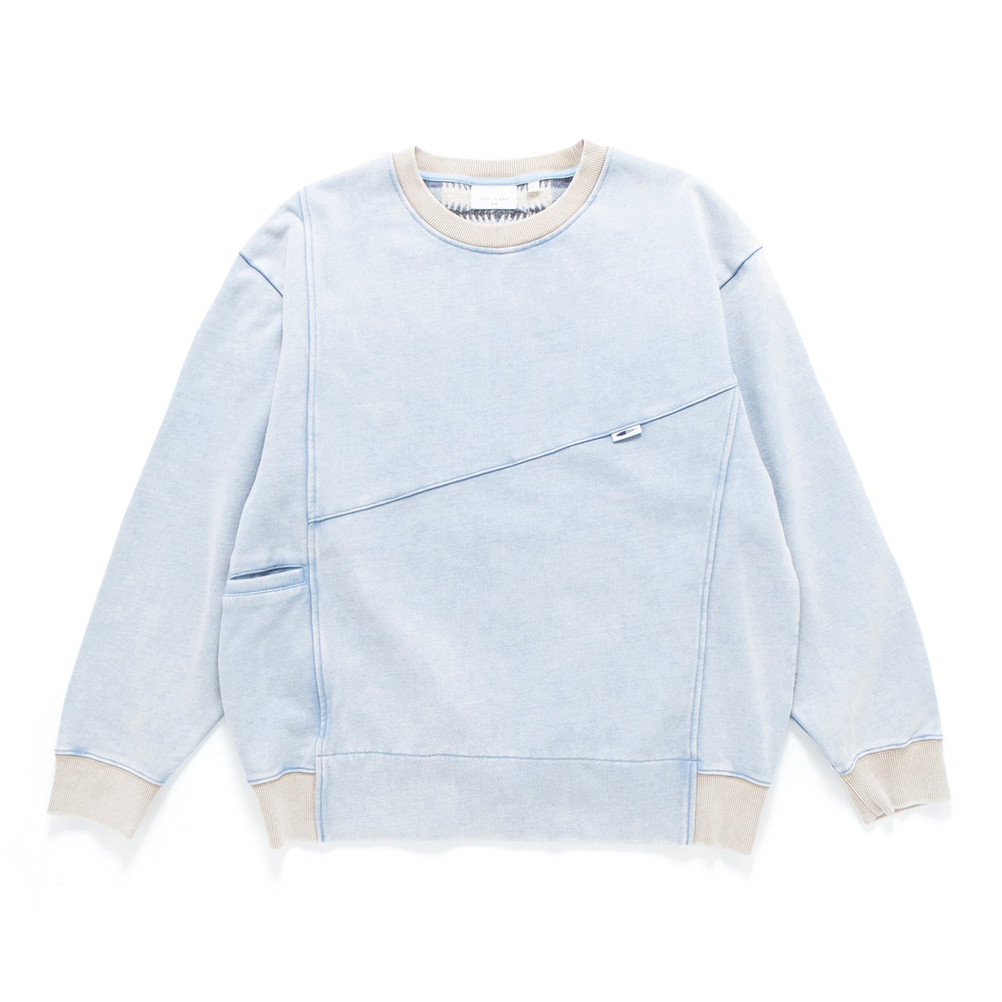 (SW514) Washed Tribal Pattern Sweater