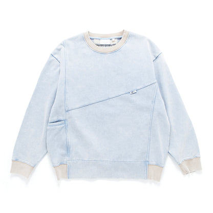 (SW514) Washed Tribal Pattern Sweater