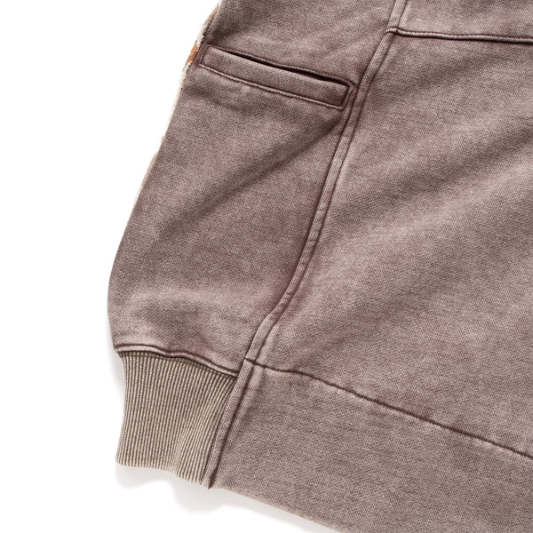 (SW514) 洗水民族圖案拼布衛衣