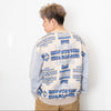 (SW514) Washed Tribal Pattern Sweater